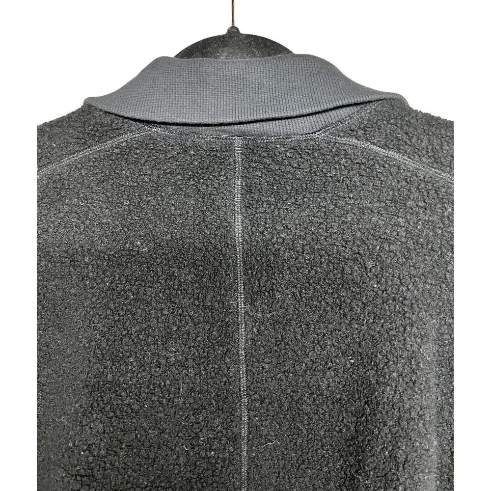 Lululemon Stand Out Sherpa 1/2 Zip‎ Black Women’s Size 8